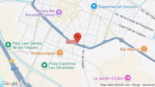 Rooms for rent i Sueca - kort over placeringen