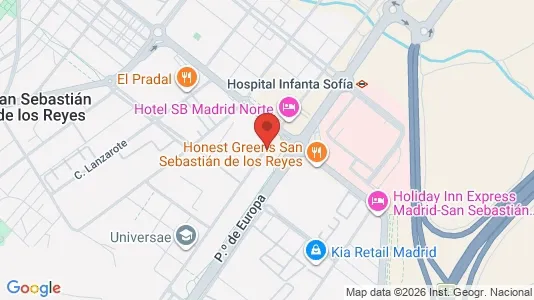 Apartments for rent i San Sebastián de los Reyes - kort over placeringen