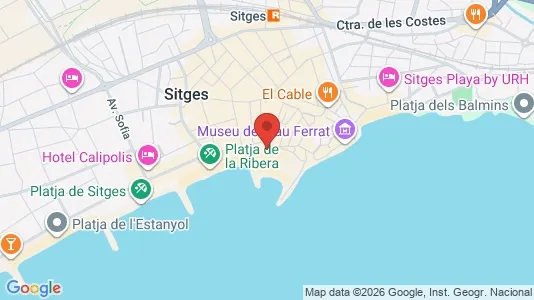 Apartments for rent i Sant Pere de Ribes - kort over placeringen