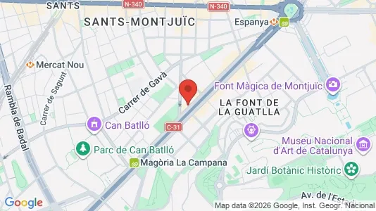 Apartments for rent in Barcelona Sants-Montjuïc - Photo from Google Street View