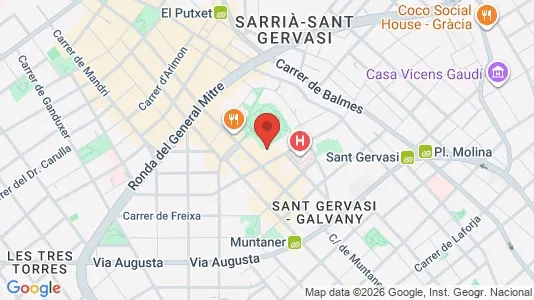 Apartments for rent in Barcelona Sarrià-St. Gervasi - Photo from Google Street View