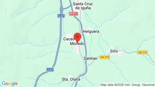 Houses for rent i Molledo - kort over placeringen