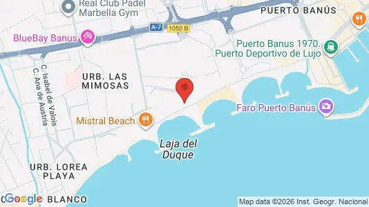 Apartments for rent i Marbella - kort over placeringen