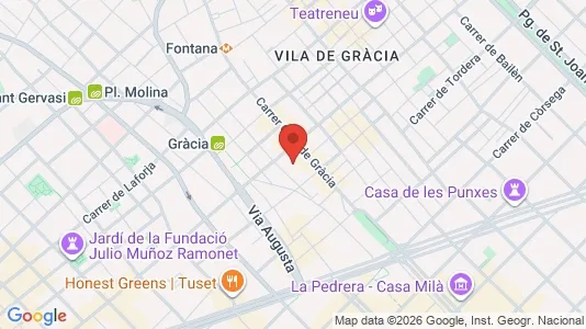 Apartments for rent in Barcelona Sarrià-St. Gervasi - Photo from Google Street View