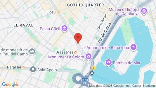Apartments for rent in Barcelona Ciutat Vella - Photo from Google Street View