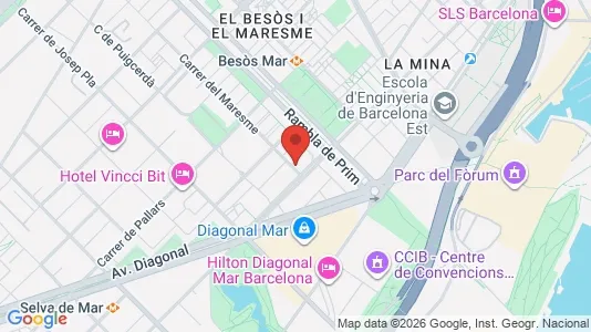 Apartments for rent in Barcelona Sant Martí - Photo from Google Street View