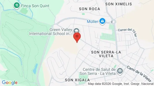 Apartments for rent i Palma de Mallorca - kort over placeringen
