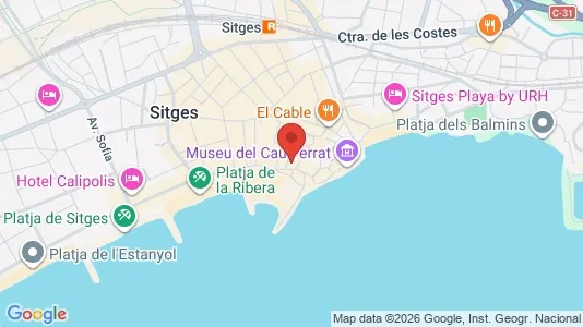 Apartments for rent i Sant Pere de Ribes - kort over placeringen