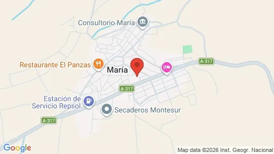 Apartments for rent i María - kort over placeringen