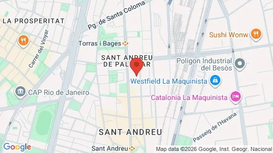 Apartments for rent in Barcelona Sant Andreu - Photo from Google Street View