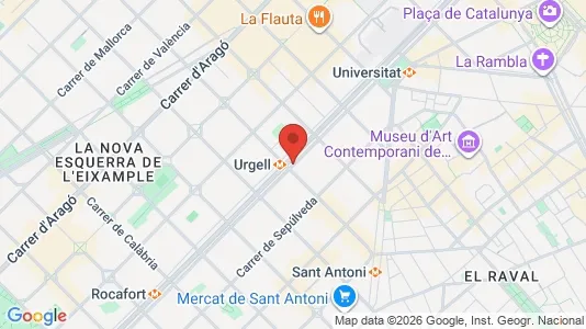 Apartments for rent in Barcelona Eixample - Photo from Google Street View