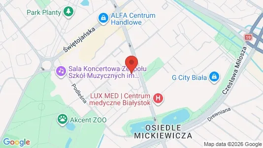 Apartments for rent in Białystok - Photo from Google Street View
