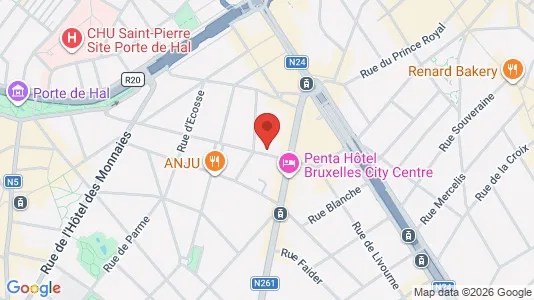 Apartments for rent in Brussels Sint-Gillis - Photo from Google Street View
