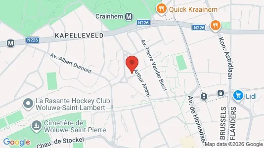 Apartments for rent in Brussels Sint-Lambrechts-Woluwe - Photo from Google Street View