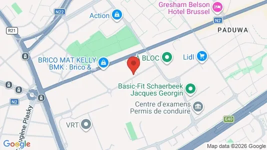 Apartments for rent i Brussels Schaarbeek - kort over placeringen