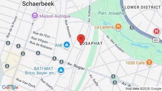Apartments for rent i Brussels Schaarbeek - kort over placeringen
