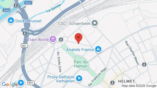 Apartments for rent i Brussels Schaarbeek - kort over placeringen
