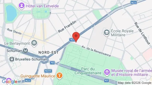 Apartments for rent i Stad Brussel - kort over placeringen