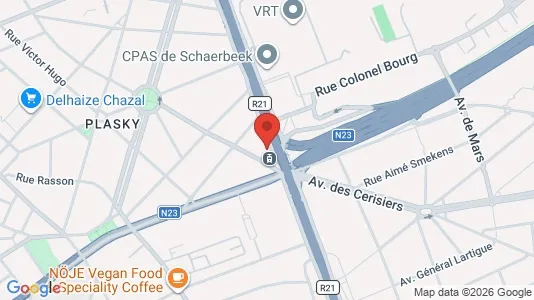 Apartments for rent i Brussels Schaarbeek - kort over placeringen