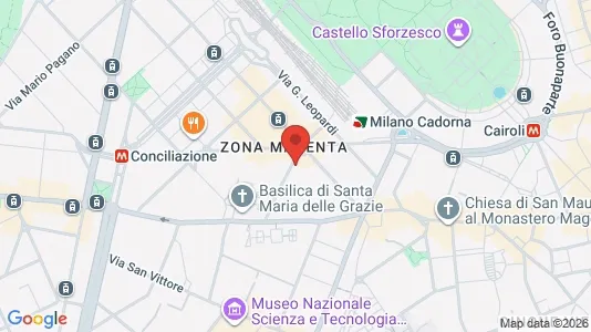 Apartments for rent i Milano Zona 1 - Centro storico - kort over placeringen