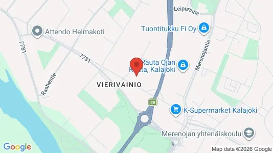 Apartments for rent i Kalajoki - kort over placeringen