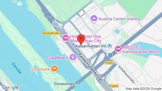 Apartments for rent i Vienna Donaustadt - kort over placeringen