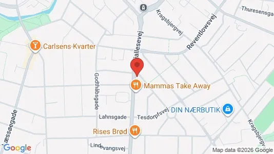 Apartments for rent i Odense C - kort over placeringen