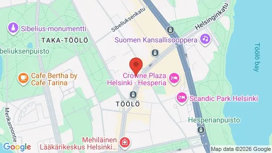 Apartments for rent i Helsinki Eteläinen - kort over placeringen