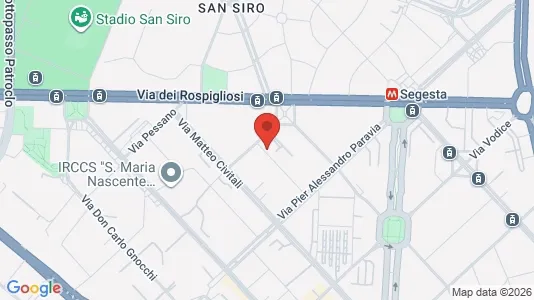 Apartments for rent i Milano Zona 7 - Baggio, De Angeli, San Siro - kort over placeringen