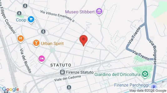 Rooms for rent i Florence - kort over placeringen