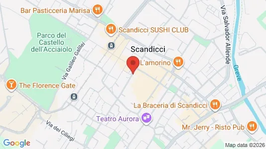 Rooms for rent i Scandicci - kort over placeringen