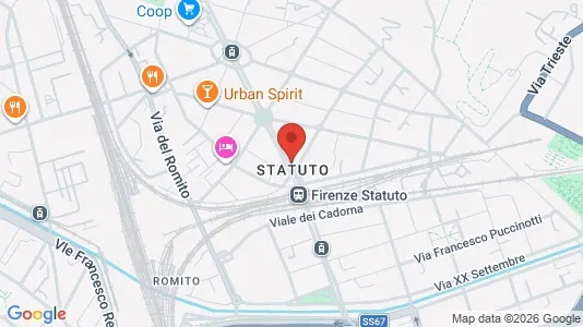 Rooms for rent in Florence - Photo from Google Street View