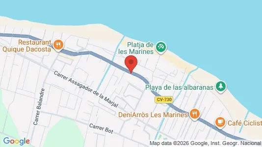 Apartments for rent in Dénia - Photo from Google Street View
