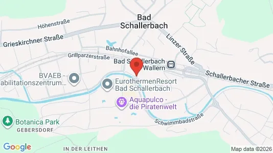 Apartments for rent i Bad Schallerbach - kort over placeringen
