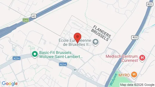 Apartments for rent i Brussels Sint-Lambrechts-Woluwe - kort over placeringen