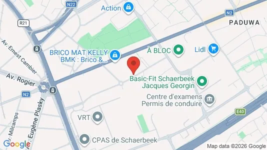 Apartments for rent i Brussels Schaarbeek - kort over placeringen