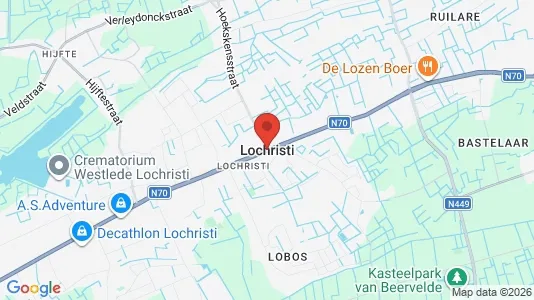 Houses for rent i Lochristi - kort over placeringen