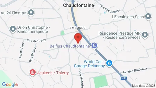 Apartments for rent i Chaudfontaine - kort over placeringen