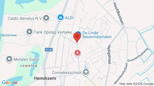Apartments for rent i Hemiksem - kort over placeringen
