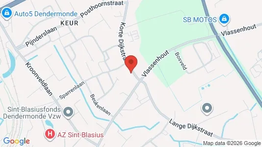 Apartments for rent i Dendermonde - kort over placeringen
