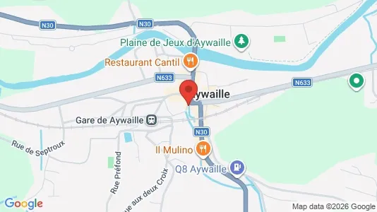 Apartments for rent i Aywaille - kort over placeringen