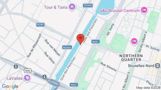 Apartments for rent i Stad Brussel - kort over placeringen