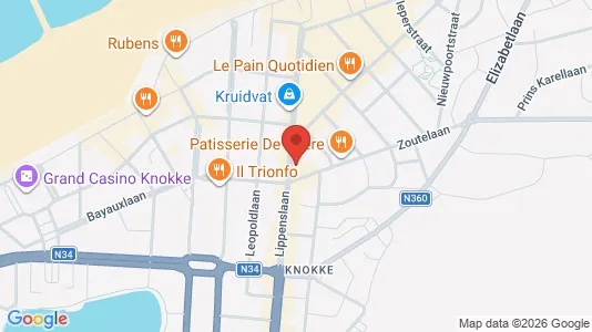 Apartments for rent i Knokke-Heist - kort over placeringen