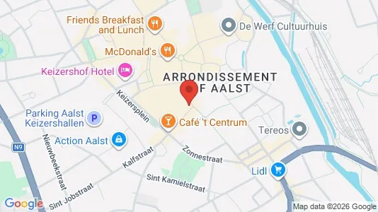 Apartments for rent i Aalst - kort over placeringen
