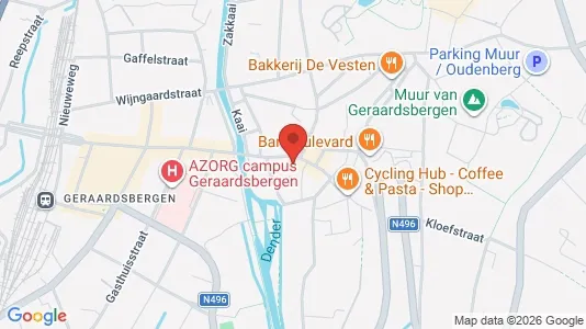 Apartments for rent i Geraardsbergen - kort over placeringen