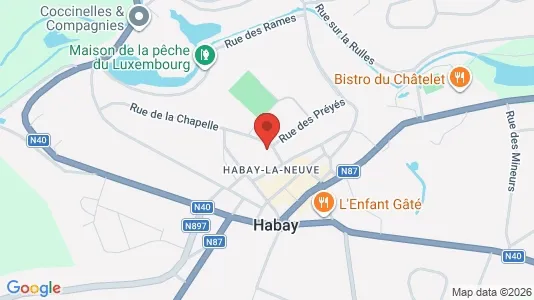 Apartments for rent i Habay - kort over placeringen