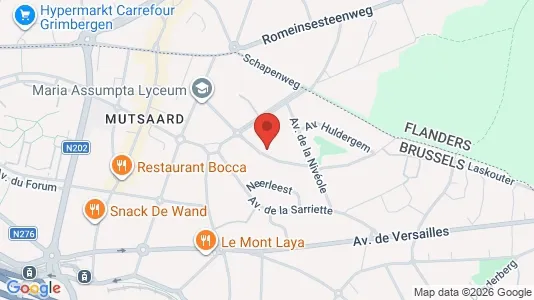 Apartments for rent i Stad Brussel - kort over placeringen