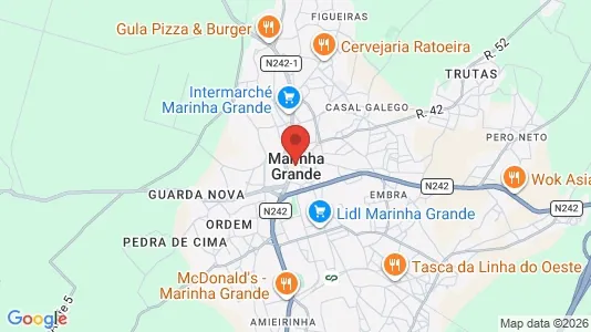 Apartments for rent in Marinha Grande - Photo from Google Street View