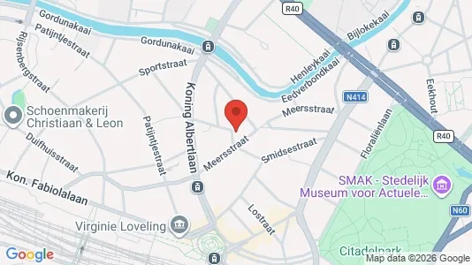 Apartments for rent i Stad Gent - kort over placeringen