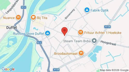 Apartments for rent i Duffel - kort over placeringen